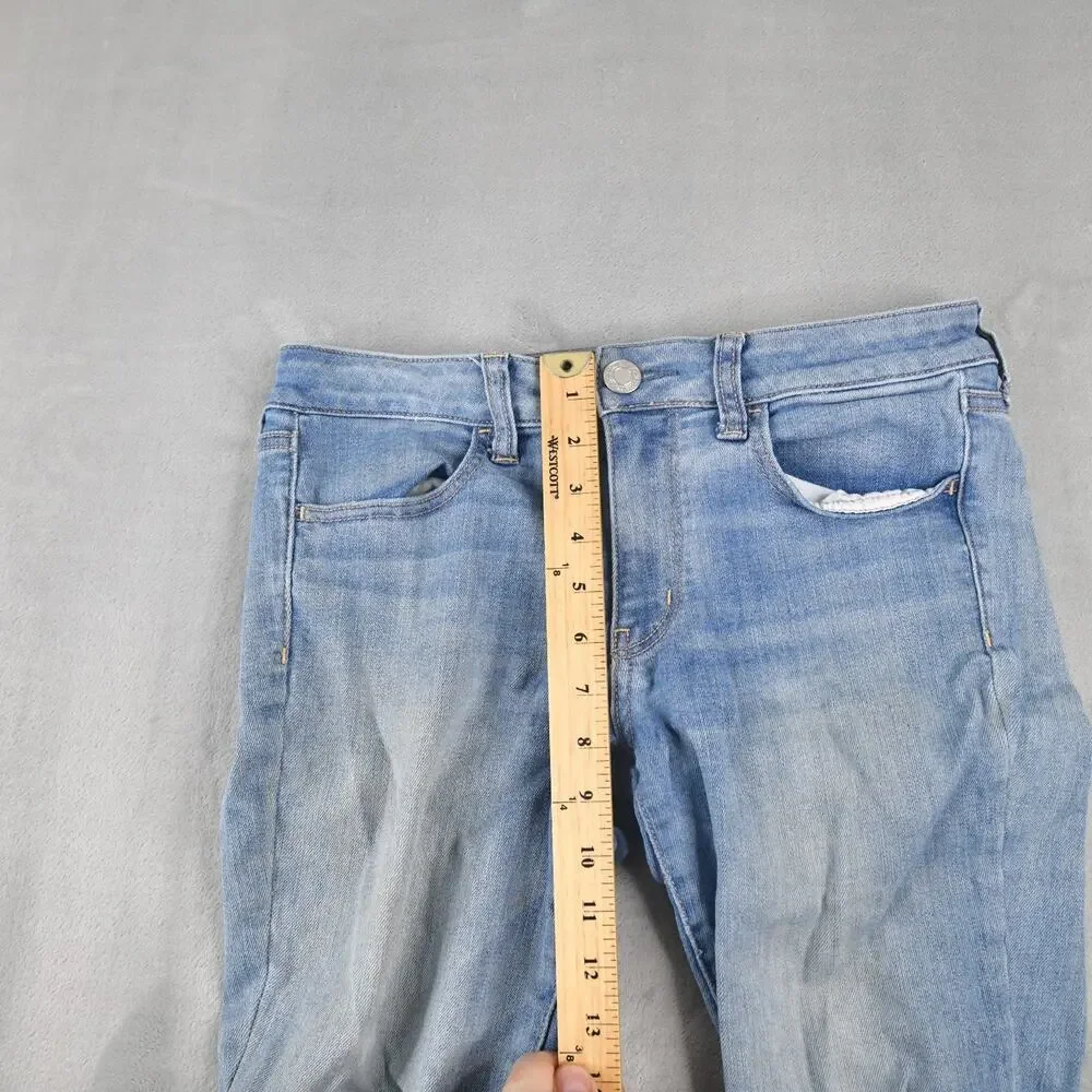 American Eagle Jeans Womens 8 Short (30x27) Jegging Blue Denim